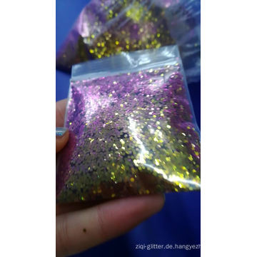 Chameleon Glitter für Nagellack lösungsmittelbeständiger Farbwechsel Glitter